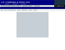 Tablet Screenshot of jpcarrara.com